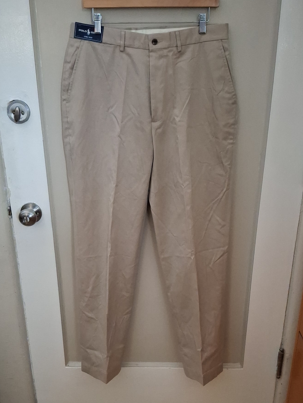 NWT Polo Golf  by Ralph Lauren Men's Tan Chino Pants_1